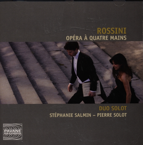 Couverture ROSSINI: OPÉRA À 4 MAINS de Gioacchino ROSSINI