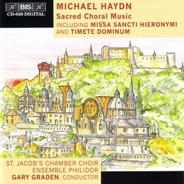 Image du média "MISSA SANCTI HIERONYMI / TIMETE DOMINUM / ... de Michael [Johann] HAYDN"