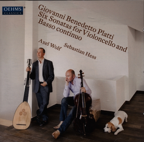 Couverture 6 SONATES VIOLONCELLE BASSE CONTINUE de Giovanni Benedetto PLATTI