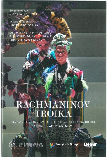 Couverture RACHMANINOV TROIKA: ALEKO/ FRANCESCA DA RIMINI/ MISERLY KNIG de Sergey Vasil'yevich RACHMANINOV