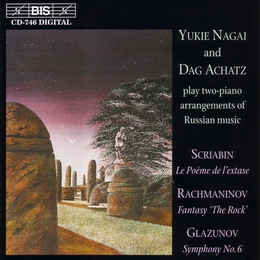 Image du média "POEME DE L'EXTASE (ARR.2 PIANOS) (+ GLAZOUNOV, RACHMANINOV) de Alexandre Nikolayev. SCRIABINE"