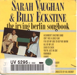 Image du média "THE IRVING BERLIN SONGBOOK de Sarah VAUGHAN & BILLY ECKSTINE"