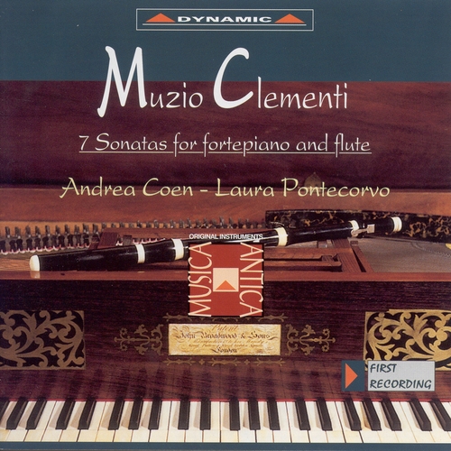 Couverture SONATES PIANO FLÛTE OP.2:3,5 / OP.3:1,3 / OP.4:1,4 / OP.13:1 de Muzio CLEMENTI