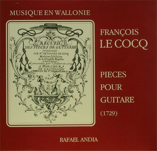 Couverture 1729 PIECES POUR GUITARE de François LECOCQ