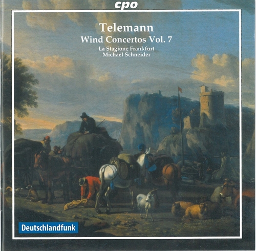 Couverture WIND CONCERTOS VOL.7 de Georg Philipp TELEMANN