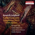 Couverture CONCERTO VIOLONCELLE OP.31 / SYMPHONIE 3 "LAUDES MUSICAE" de Kenneth LEIGHTON