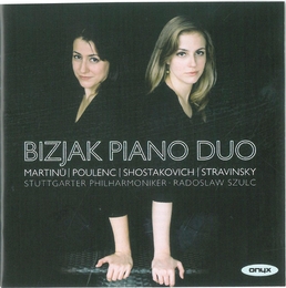 Image du média "BIZJAK PIANO DUO (+ STRAVINSKY, POULENC, CHOSTAKOVITCH) de Bohuslav MARTINU"