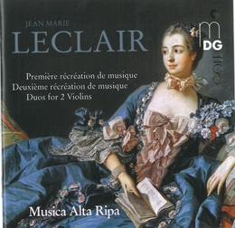 Image du média "RÉCRÉATIONS DE MUSIQUE 1 & 2/ DUOS POUR 2 VIOLONS de Jean-Marie LECLAIR"