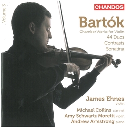 Image du média "CHAMBER WORKS FOR VIOLIN VOL.3: 44 DUOS, CONTRASTS, SONATINA de Béla BARTOK"