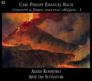 Couverture CONCERTI A FLAUTO TRAVERSO OBLIGATO VOL.1 de Carl Philipp Emanuel BACH