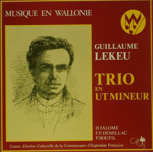 Couverture TRIO A CLAVIER de Guillaume LEKEU