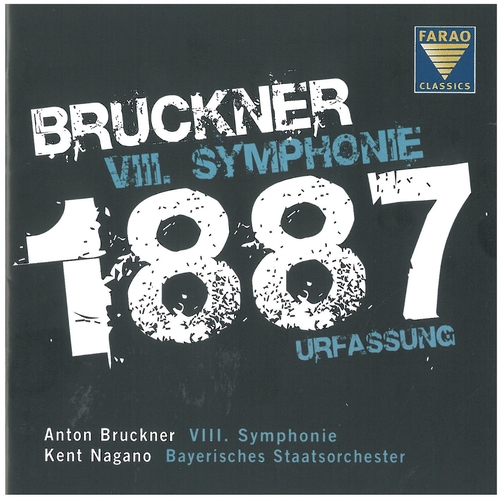 Couverture SYMPHONIE 8 (VERSION ORIGINAL: 1887) de Anton BRUCKNER