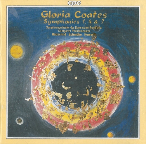 Couverture SYMPHONIES 1,4 & 7 de Gloria COATES