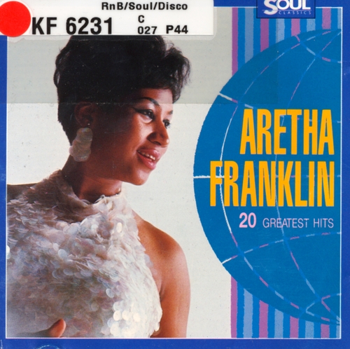 Couverture 20 GREATEST HITS de Aretha FRANKLIN