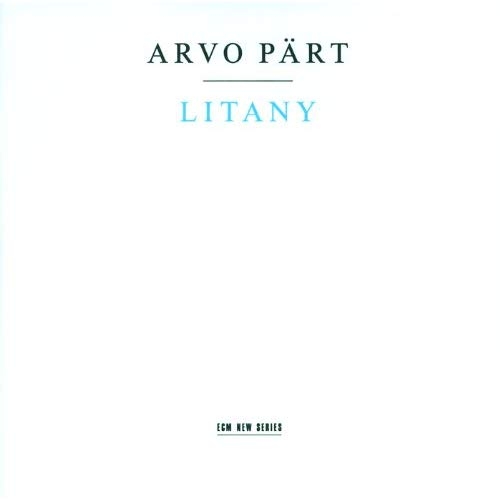 Couverture LITANY de Arvo PÄRT