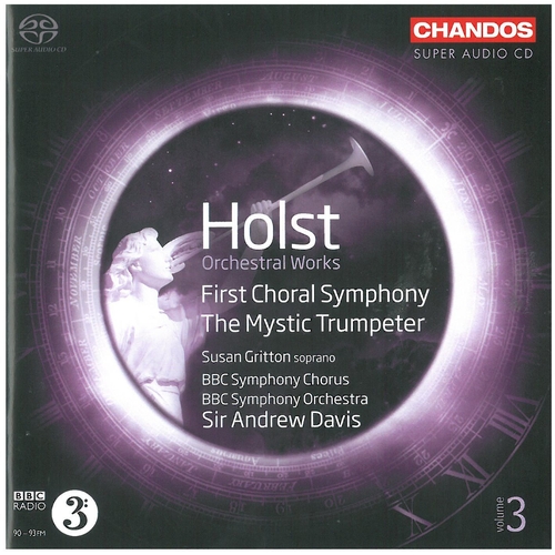 Couverture ORCHESTRAL WORKS VOL.3 de Gustav HOLST