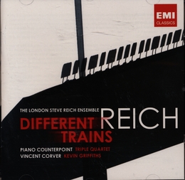 Image du média "DIFFERENT TRAINS / TRIPLE QUARTET / PIANO COUNTERPOINT de Steve REICH"