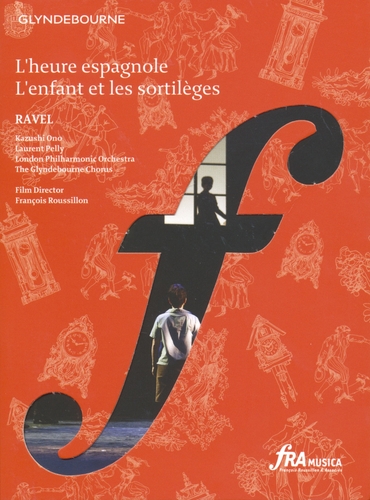 Couverture L'HEURE ESPAGNOLE / ENFANT ET LES SORTILEGES de Maurice RAVEL