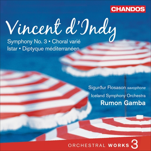 Couverture OEUVRES ORCHESTRALES VOL.3: OPP.42,55,70,87 de Vincent d' INDY