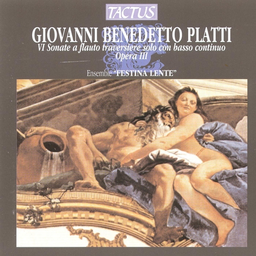 Couverture SONATES FLUTE OP.3: 1-6 de Giovanni Benedetto PLATTI