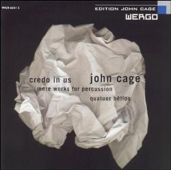 Image du média "CREDO IN US... MORE WORKS FOR PERCUSSION de John CAGE"