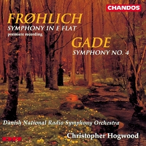 Couverture SYMPHONIE OP.33 (+ GADE) de Johannes Frederik FROHLICH