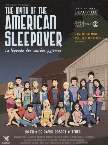 Couverture THE MYTH OF THE AMERICAN SLEEPOVER de David Robert MITCHELL