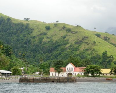 Architecture coloniale à Neves (São Tomé)