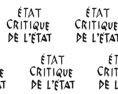 État critique et critique de l´État