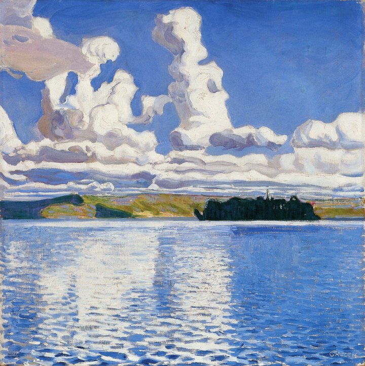 Akseli Gallen-Kallela : "Pilvi tornit" (1904)