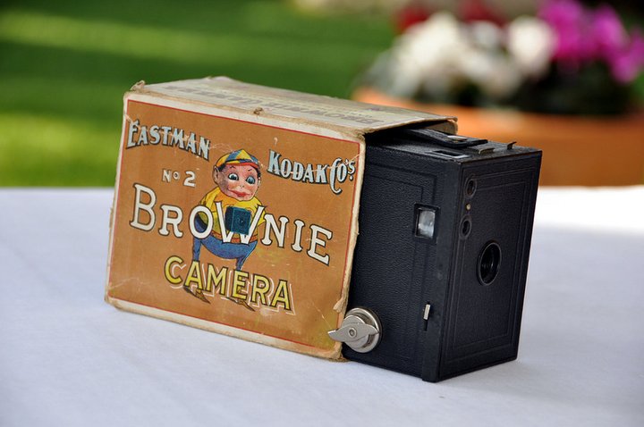 appareil photo Brownie n°2 d'Eastman Kodak