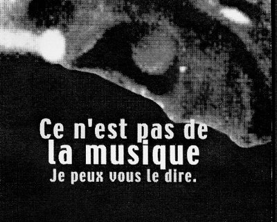 Cecil Taylor - "Ce n'est pas de la musique" - brochure La Médiathèque (c) 2000