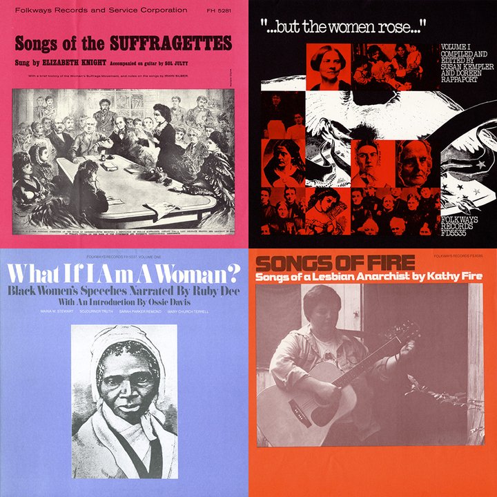 Folkways label politique combats feminins