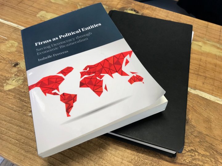 Isabelle Ferreras - couverture du livre "Firms as Political Entities"