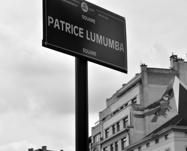 Place Lumumba, face au boulevard du Régent