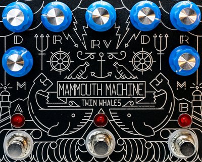 Mammouth Machine - pédale Twin Whales