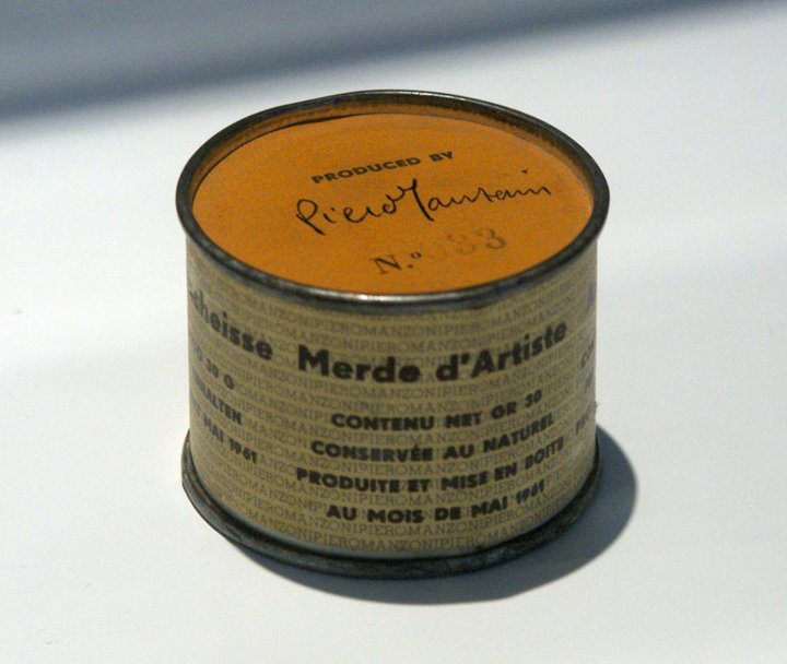 Merda d'artista - Piero Manzoni 1961