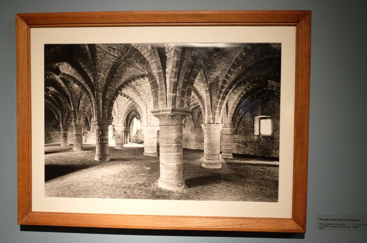 Musée Dr. Guislain - gravure de la crypte du château de Gérard le Diable