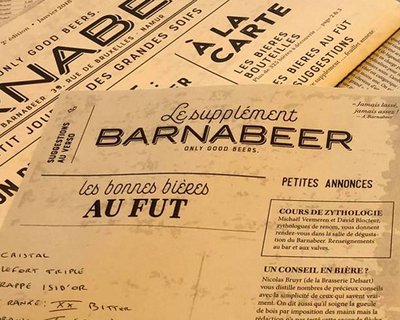 Namur - Barnabeer - la carte des bières