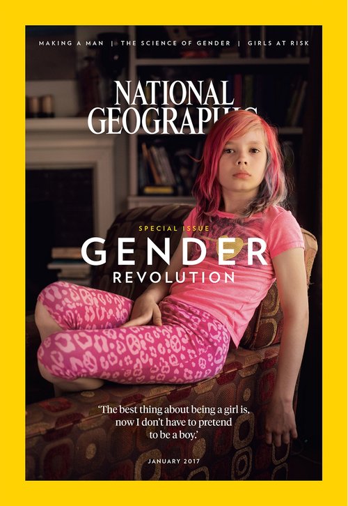 couverture de janvier 2017 d'une des éditions du National Geographic américain