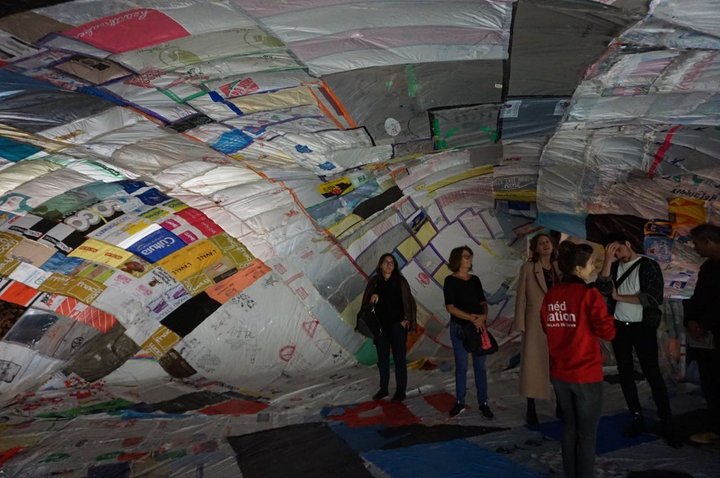 "On Air", AÉROCÈNE - (c) Tomás Saraceno - Palais de Tokyo