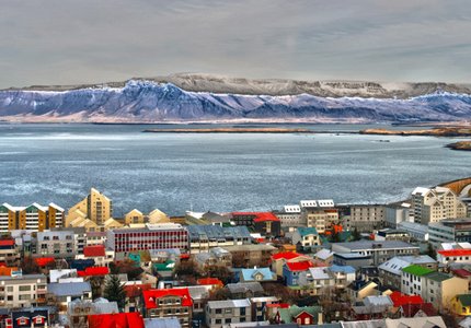 ligne d'horizon de Reykjavik - photo Wikimedia