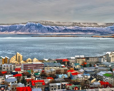 ligne d'horizon de Reykjavik - photo Wikimedia