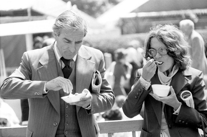 fraises à Wimbledon en 1977