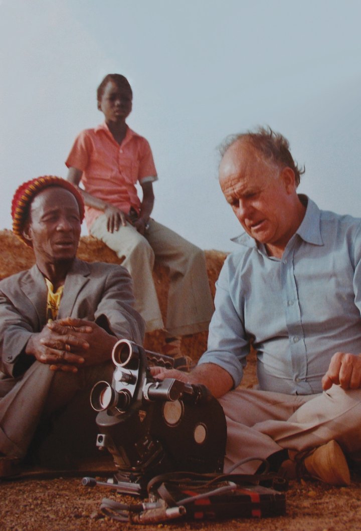 Tallou, Mouzourane et Jean Rouch - (c) photo de Philo Bregstein