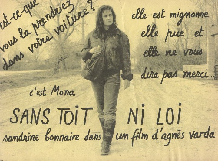 Tract - "Sans toit ni loi" d'Agnès Varda