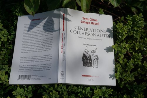 Yves Citton et Jacopo Rasmi : "Générations collapsonautes" (Le Seuil) - couverture