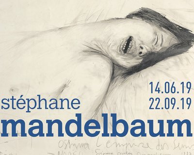 affiche exposition Stéphane Mandelbaum - Musée juif Bruxelles