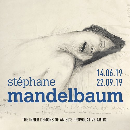 affiche exposition Stéphane Mandelbaum - Musée juif Bruxelles