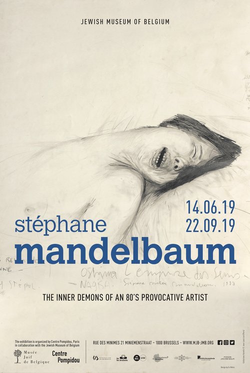 affiche exposition Stéphane Mandelbaum - Musée juif Bruxelles